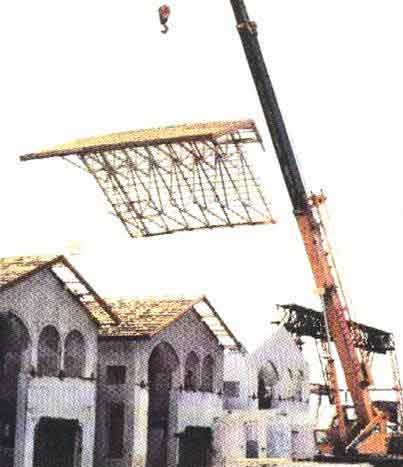งานก่อสร้างบ้านพรีคาสระบบผนังคอนกรีตเสริมเหล็กรับน้ำหนักในยุคแรก